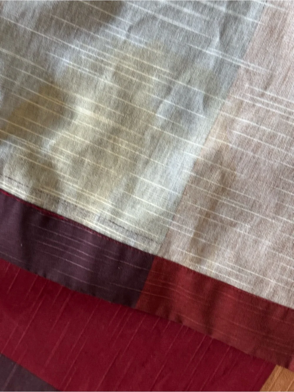 Vintage 2 Pier 1 Color Block Patchwork Curtain Panels Tab Top Burgundy Green